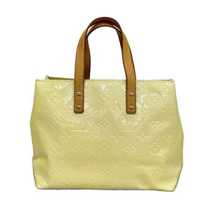 Louis Vuitton Vernis Lead PM handbag, M91336, Perle, for women.
